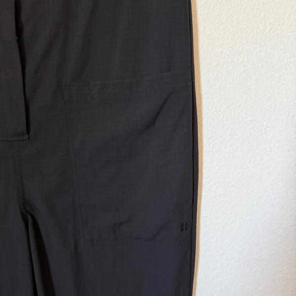 Sweaty Betty Agile Black Short Sleeve Jumpsuit Utility Boiler Suit XS Ripstop - Image 7