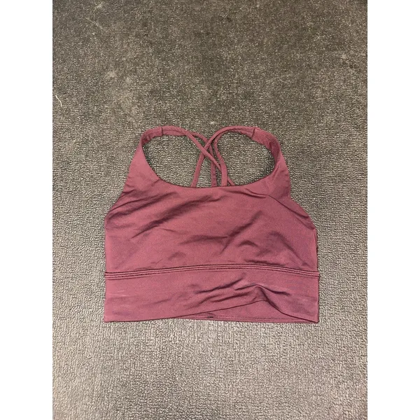 Lululemon burgendy sports bra - Image 2