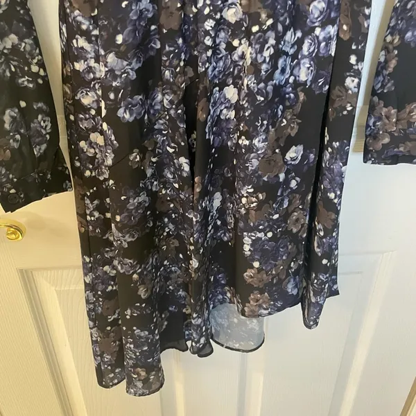 NEW with Tags Parker NWT Bluebonnet Asymmetrical Dress, Size X-Small, MSRP $398 - Image 3