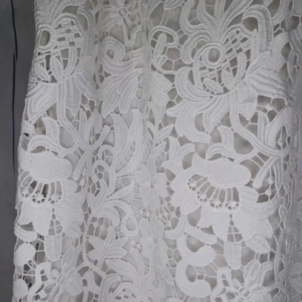 Zara Spaghetti strap white floral lace Boho cottagecore summer vacation dress - Image 6