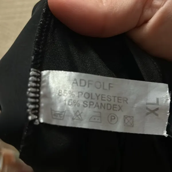 ADFOLF One Piece Black‎ Ruched swimsuit. Sz medium. - Image 3