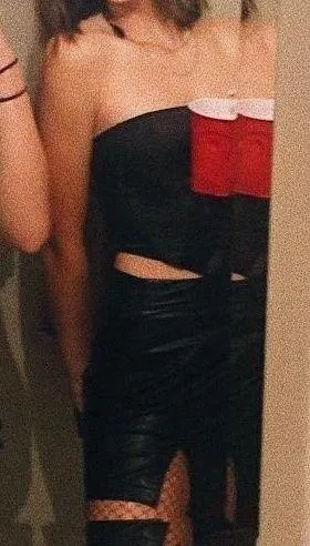 Black Corset Top Size L - Image 2