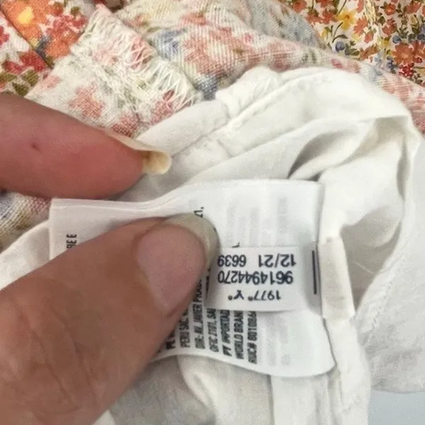 American Eagle Y2K Linen Blend Cottagecore Floral Sundress Medium Boho Coquette - Image 14