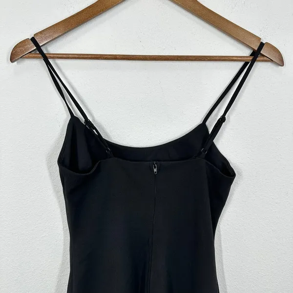 Next Up‎ Little Black Dress Cocktail Party Lace Asymmetric Hem Mini Dress - Image 5