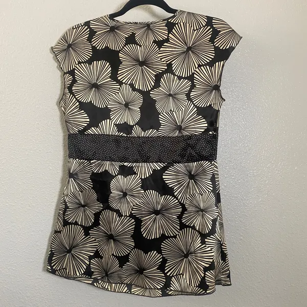 Y2K Babydoll Top Large Satin Bohemian Boho Chic Fairy Casual Summer Feminine‎ - Image 2