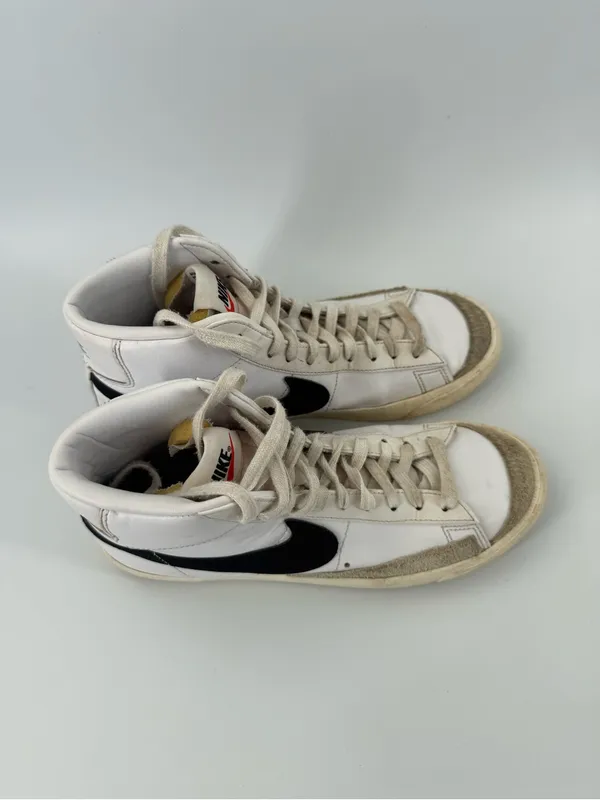 Nike Blazer Mid '77 Vintage CZ1055-100 White Black Shoes 2021 Womens Size 8.5 - Image 3