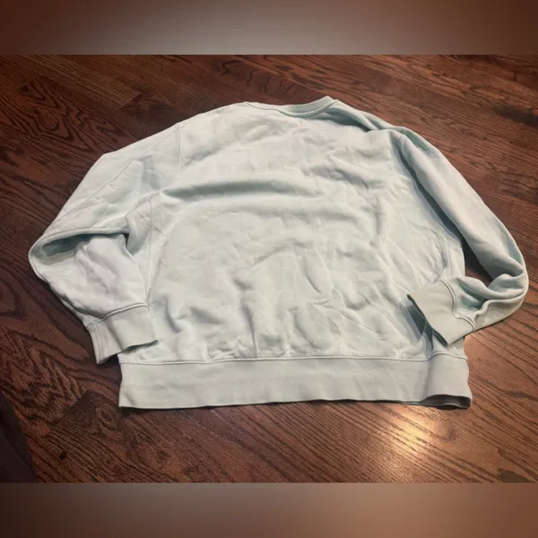 Nike Women's Teal crewneck Sweatshirt - Image 4
