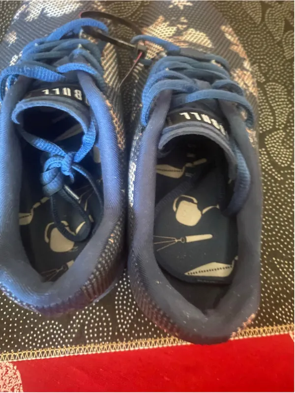No bull blue floral sneakers size W6.5 - Image 4