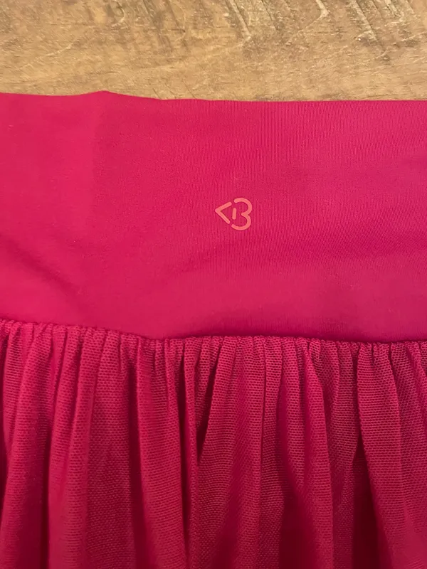 NWT! Blogilates Target X Popflex Viral Taylor Swift Ballerina Skort Burgundy Size Large - Image 9