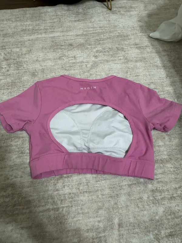 NVGTN open back tee size small - Image 3