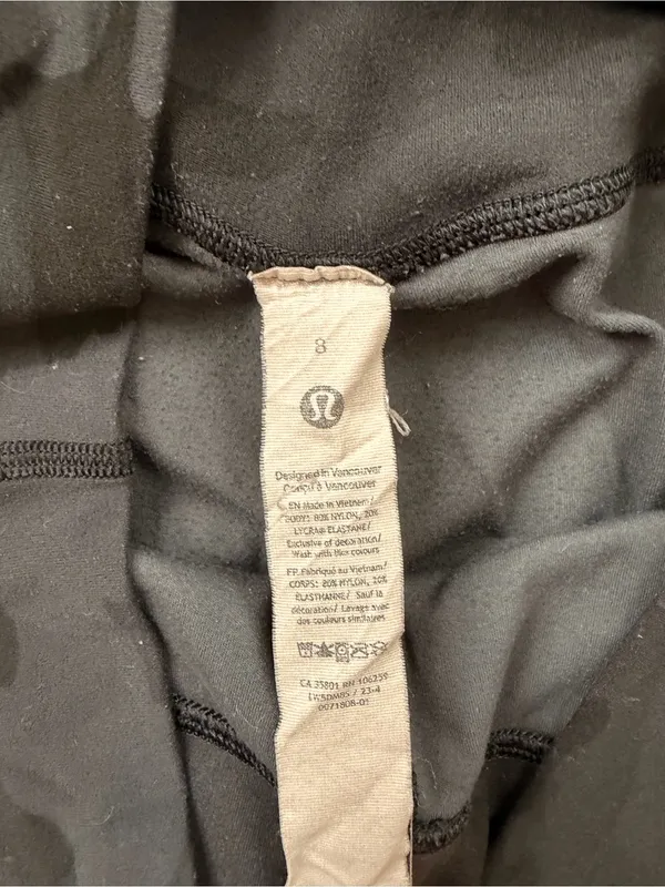 Lululemon Align Leggings Black Camo - Image 7