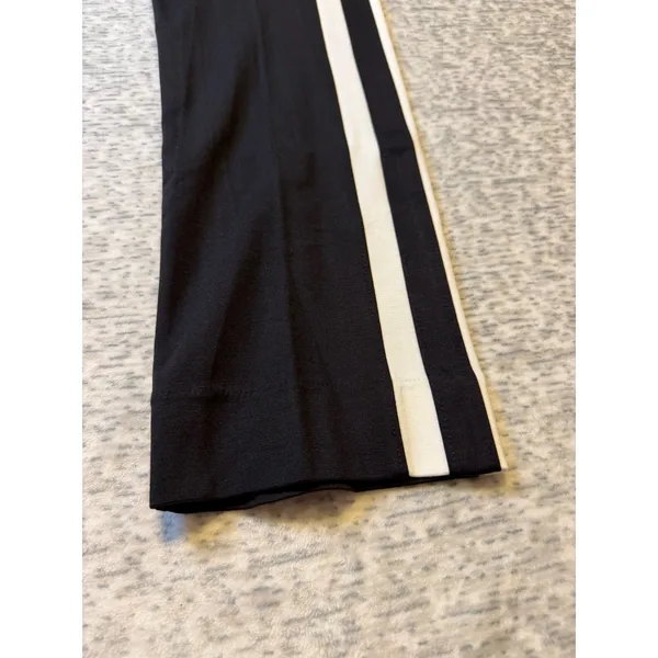 Belyn KeyStriped Pants‎ Women's Size Medium Simone crop NWT Black Size L - Image 2