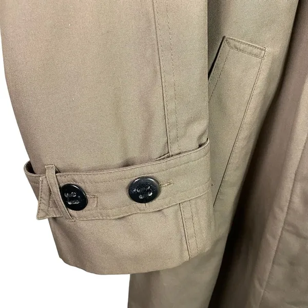 London Fog Women's Trench Coat Rain Jacket removable 3M‎ Thinsulate liner Sz 10P - Image 3
