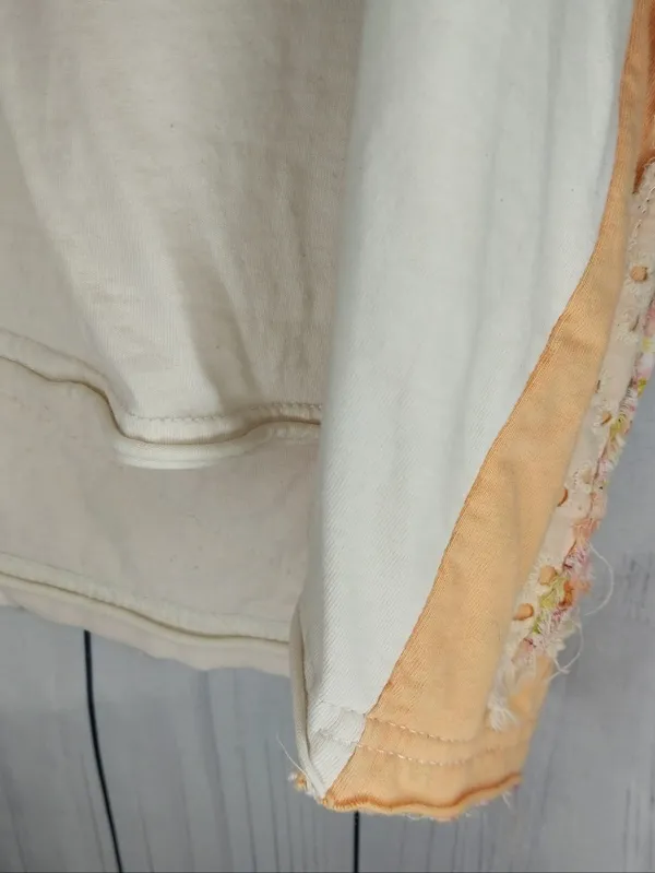 Oli & Hali Layered Heart Patchwork Relaxed Fit Shabby Chic Boho Cottagecore Top - Image 9
