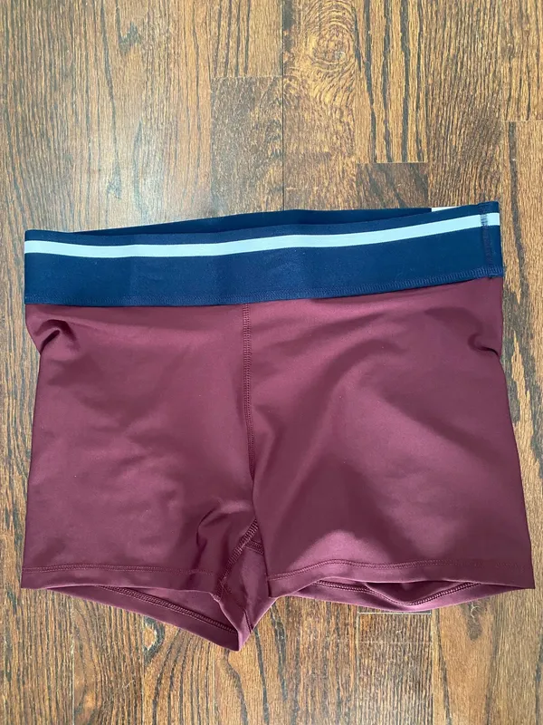 Dolce & Gabbana NWT DSG Athletic small Shorts Burgundy - Image 4