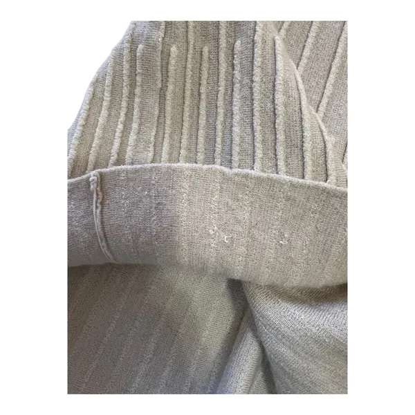 COS Bell Sleeve Neutral Wool Blend Textured Swing Sweater - Image 9