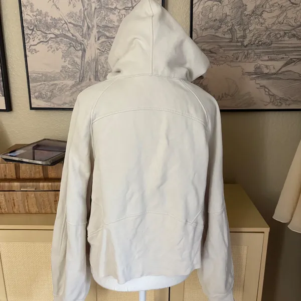 LULULEMON Scuba Oversized Full Zip Natural Ivory Size‎ M/L - Image 4