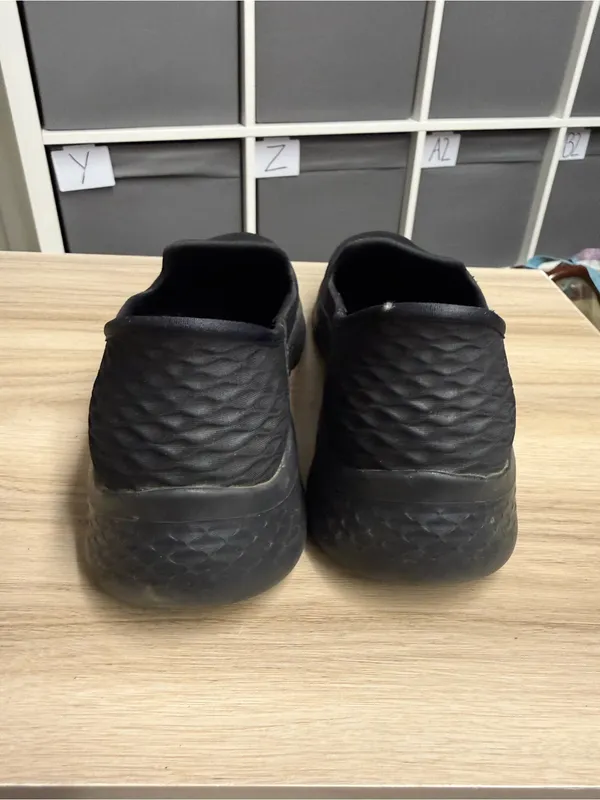 Skechers Go Walk Flex Black Slip-On Mesh Comfort Sneakers - Image 5