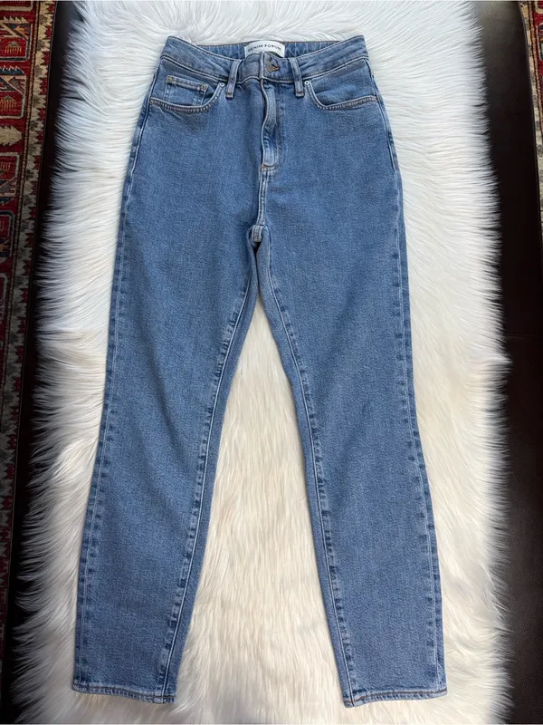 Denim Forum Aritzia High Rise Yoko Slim Jeans - Image 2