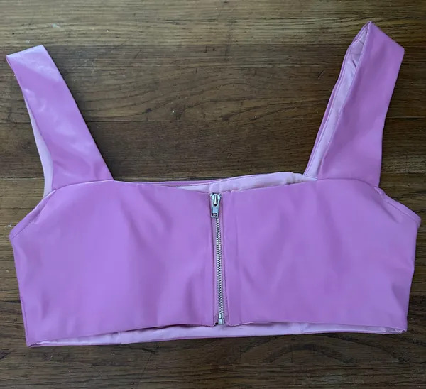 Edikted Pink Crop Top - Image 3
