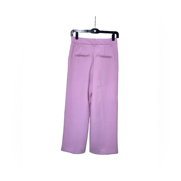 Wilfred Lilac Cropped Wide-Leg Trousers - Image 5