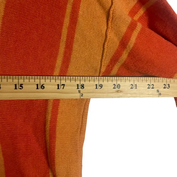GAP Women's Size Small Oversized‎ Orange Beach Coastal Cotton Sweater - Image 7
