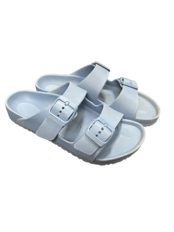 Birkenstock womens blue slip on designer casual sandals sz 33/3.5 SKU 10-520 - Image 16