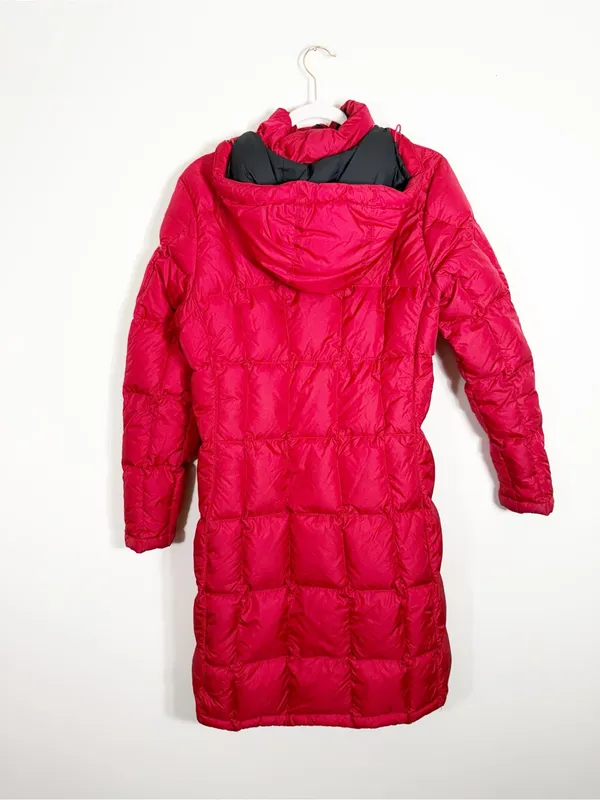 North Face Metropolis Red Parka Coat 550 Down Large - Image 4