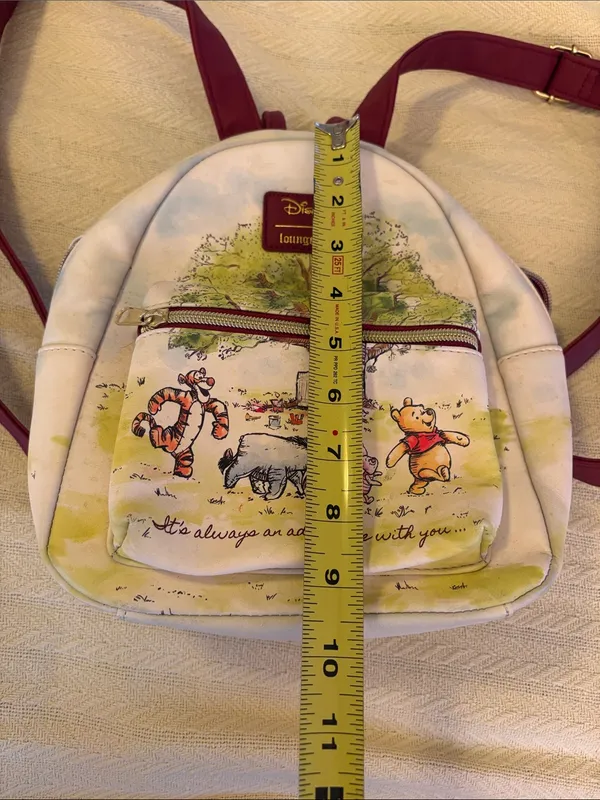 Disney Loungefly Winnie the Pooh Watercolor Mini Backpack - Pastel Multi - Image 6