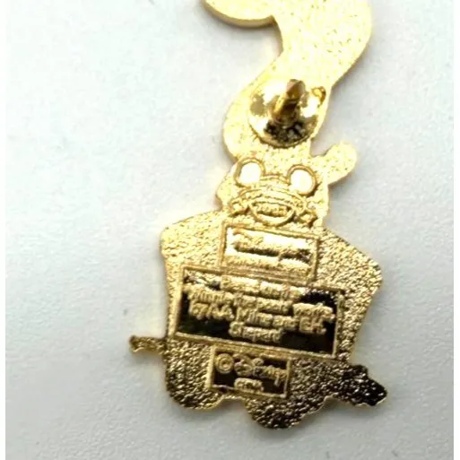Disney Pin Piglet on Gold Train Engine Winnie the Pooh Transportation Series - Image 4