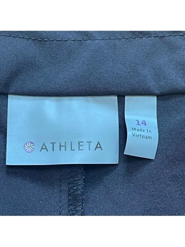 Athleta High Rise Athletic Tennis Skort 19.5" black size 14 skirt golf - Image 4
