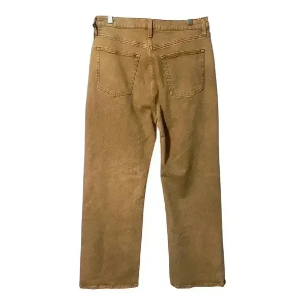 Re/Done Womens Khaki 90s‎ High Rise Loose Fit Denim, Size 31 - Image 3