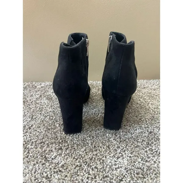 Marc Fisher Black Heeled Boots Woman’s Size 7.5 Flaws-Marks - Image 9