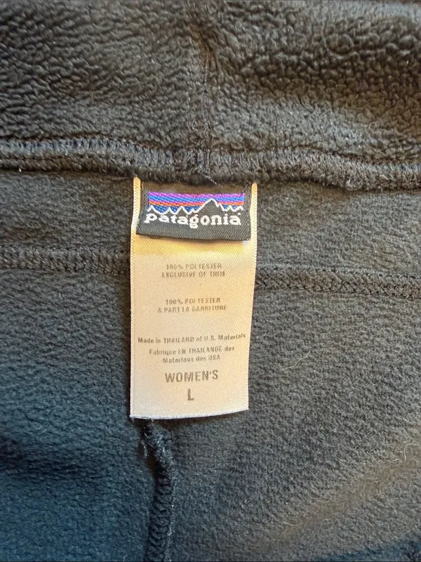 Women’s Black Casual fleece Drawstring Pants - Image 3