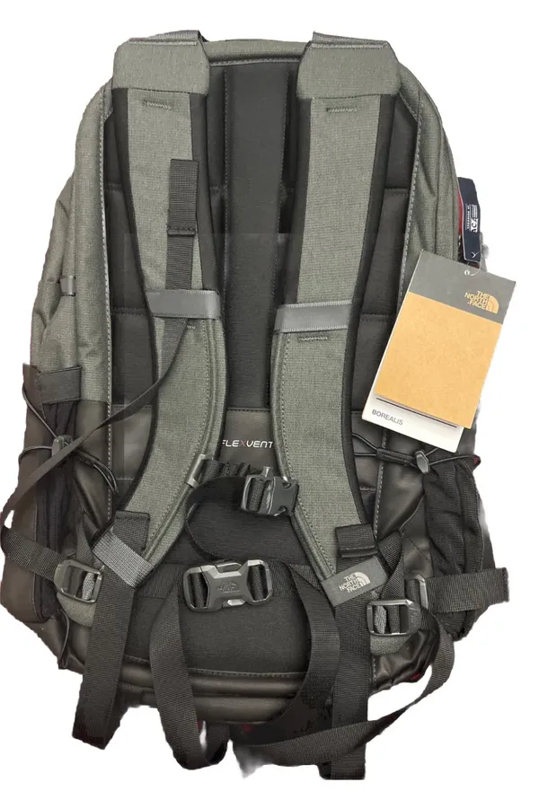 The North Face Borealis Laptop Backpack Asphalt Grey Light Heather/TNF Black New - Image 5