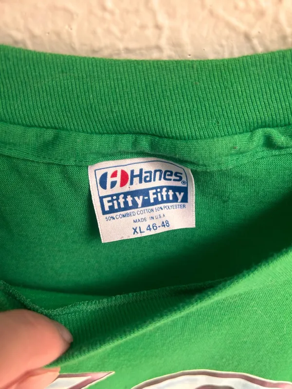FIRM Vintage 80s single stitch 40 and Sporty Unisex t-shirt size XL - Image 5