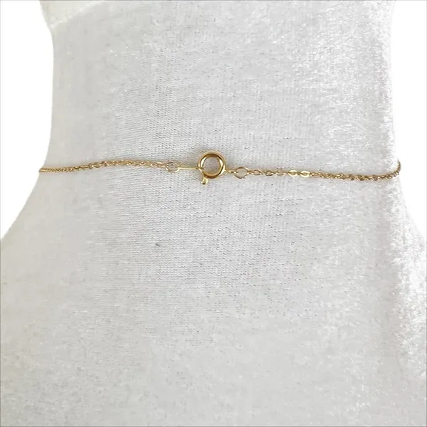 Vintage Jane Davis Gold Tone Chain Necklace with Angel Pendant - Image 3