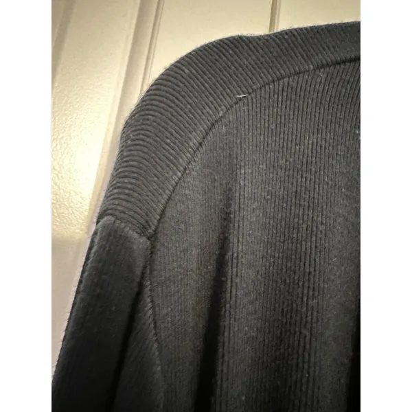 Sanctuary Wrap Top‎ Ribbed Ballet Black Tie Waist Long Sleeve 2X Plus Size - Image 4