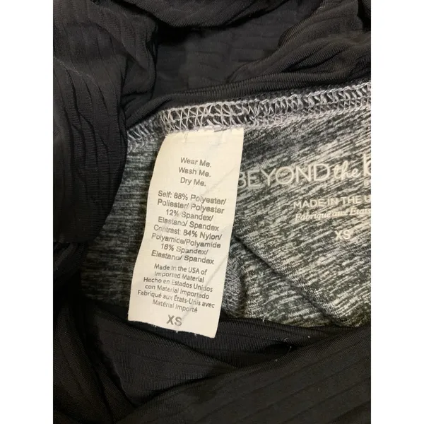 Beyond Yoga Beyond The Bump Ombre Maternity Leggings Black‎ Gray XS - Image 6