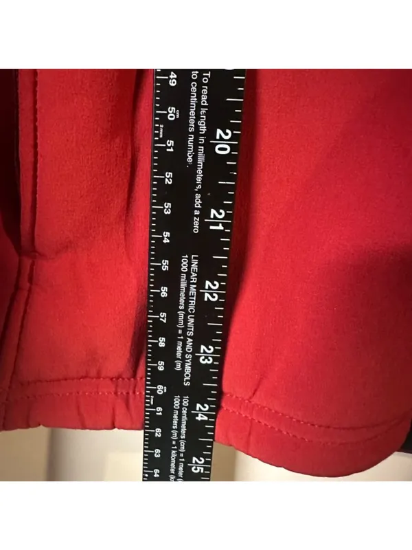 L.L. Bean Women’s Large Red Jacket Colorblock Fleece Lined Outdoor Hiking Cabin - Image 5