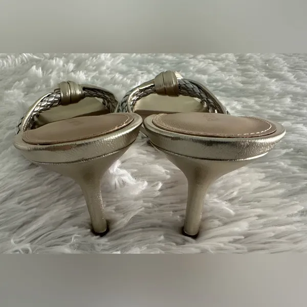 Veronica Beard Women's Misa Knot-Front Heel Sandals Shoes Sz 7‎ - Image 5