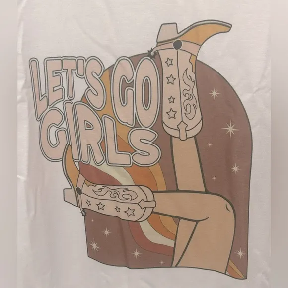 New let’s go girls tee Size M - Image 2