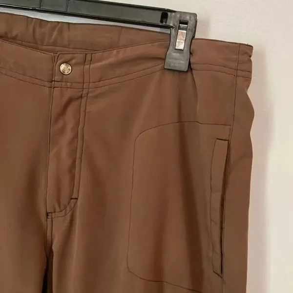 Marmot Women’s Brown Cropped Hiking Pants Medium Lightweight Outdoor #785 - Image 3