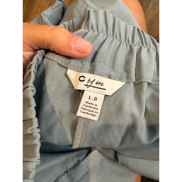 C by One light blue pull on trouser pants Size L - Image 5
