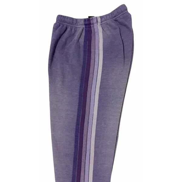 Aviator‎ Nation 5 Stripe Sweatpants Faded Grape Size XS - Image 8