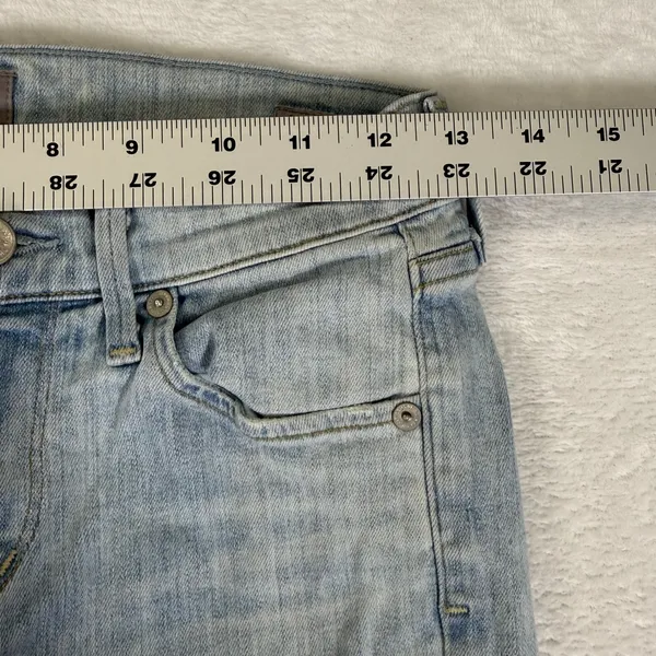 Citizens of Humanity Avedon Ultra Skinny Jeans Light Wash Blue Size 25 Low Rise - Image 6