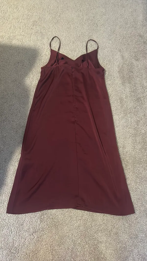 Forever 21 Maroon Slip Dress - Image 3