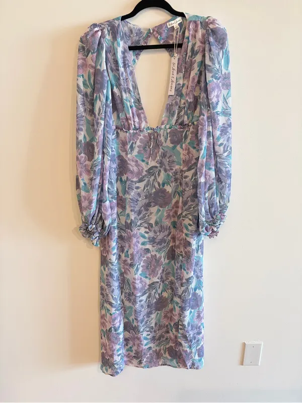 NWT For Love and Lemons Shelly Midi Dress Size L - Image 2