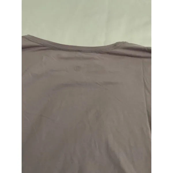 Lululemon Dusty Mauve Pima Cotton Scoop Neck Short Sleeve Tee Size 6 - Image 6