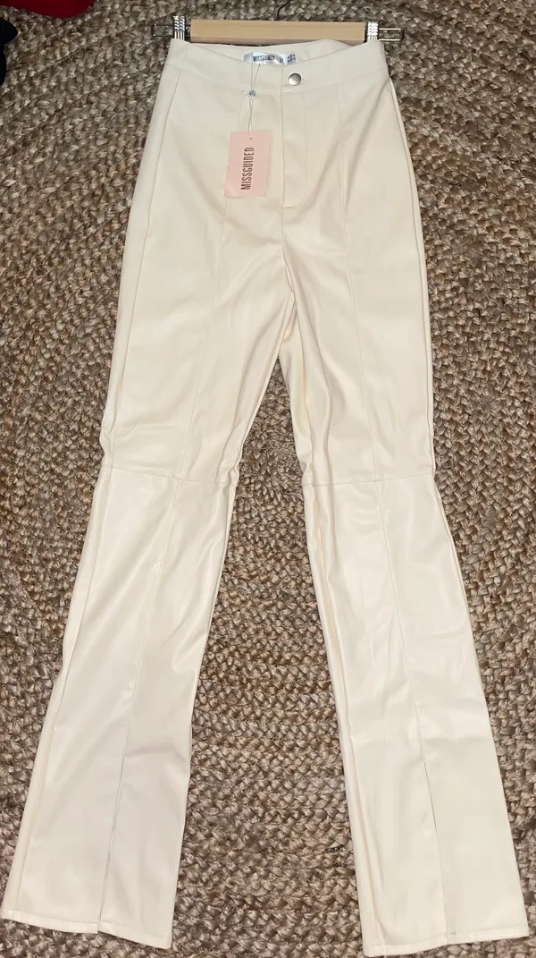Missguided Leather Pants - Image 2